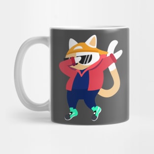 Funny Cat T-Shirt Dab Gift Cat dance pose Mug